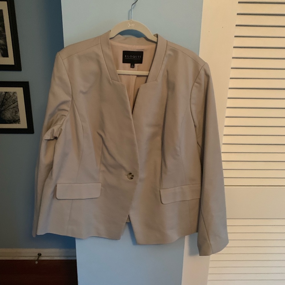 Light Grey Eloquii Blazer